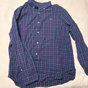 Vineyard Vines Whale Long Sleeve Button Up